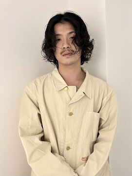 メゾンアクア 表参道(Maison ACQUA) =メンズボブパーマ/メンズボブ/フェザーパーマ/MEN’S HAIR