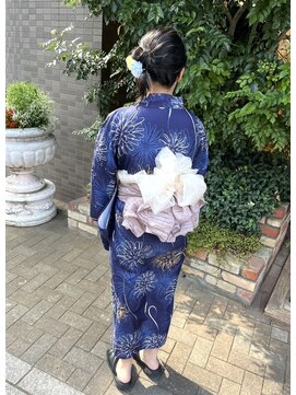 ファーレンピュアスウィート(fahren-pure-suite) 浴衣スタイル韓国風はへあアレンジ