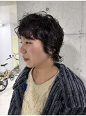 ニュアンスパーマ/ショートウルフ[中崎町/梅田駅］