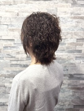 髪質改善パーマ×レイヤーウルフ