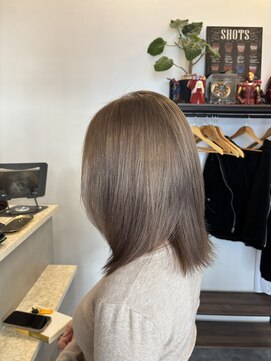 シールドヘアー 沖縄 新都心(C'LD Hair) ミルクティーグレージュ