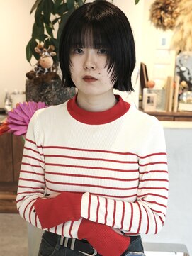 ウィム(wim) " フェイスレイヤー "/レイヤーボブ/顔周りレイヤー/ボブ