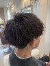 メンズカット+ツイストスパイラルパーマ+2stepトリートメント￥13000 #豊山