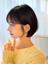 アビー 福岡天神(ABBEY) ショートショートボブショートヘア大人ショート耳掛けショート