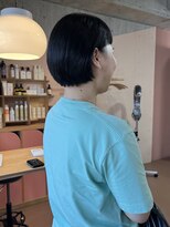 マルソー&nbsp;岡山ボブストレートパーマ髪質改善トリートメントショートボブ
