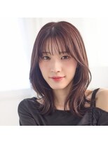 アッシュ 亀戸東口店(Ash) 似合わせカット/ミルクティカラー/くびれヘア/韓国風