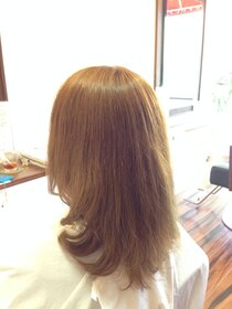 アッドランプ ヘアー 柳津店(add Lamp hair) ブローなしで仕上げた天然小麦粉カラー