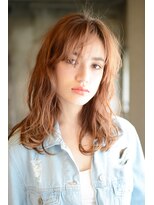 アース 新松戸店(HAIR&MAKE EARTH) クール＆フェミニンなシースルーワイドバング【EARTH新松戸店】