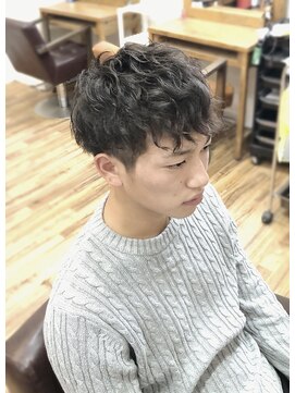 ヘアスタジオ ロメオ(hair studio Romeo) 前下がりスパイラルパーマ