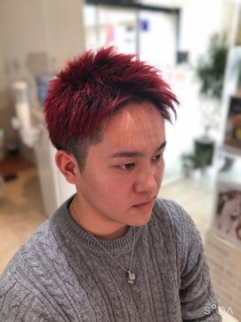 ヘアーメイク マック(Hair Make MX) メンズカラーレッド☆