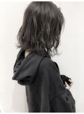 ☆ブリーチなしシアーグレージュ×小顔外ハネボブnavile表参道