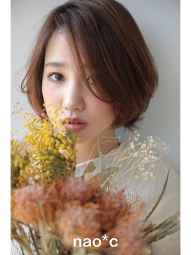 ナオシ 田原台店(nao c) 【生駒/田原台nao*c】大人かわいい小顔フェミニンボブ