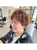 ショートハイグラパーマ