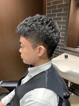 ヒロギンザ 八重洲店(HIRO GINZA) 刈り上げアップバング