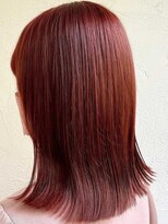 ビューティービースト 大名店(beauty:beast)&nbsp;ブリーチオンカラー/艶感ブロンズレッド