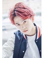 クレスト 草津店(CREST)&nbsp;マッシュツーブロックメンズパーママッシュウルフメンズカット