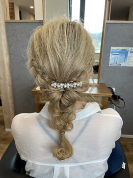 マーブル(MARBLE) 【MARBLE】編みおろし結婚式編み込み