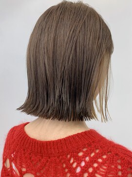 サンドシーン(sand scene) 20代30代40代丸みショートボブマッシュ前下がりレイヤー