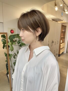 サンドシーン(sand scene) ＠thisiskaito表参道原宿/ショートヘア/ショートボブ/グレージュ