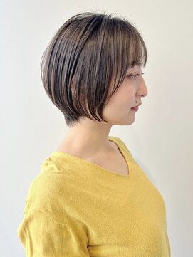 アルトル 池袋(altru) 大人かわいい艶感のある重めのショートボブ