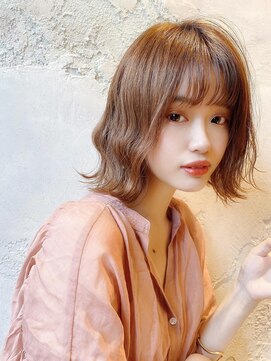 プアメリア 名古屋(Puamelia) 小顔ショート/前髪カット/ブリーチなし×グレーベージュ[名古屋]