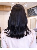 デジタルパーマ   ロング 小顔