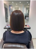 切りっぱなしボブ