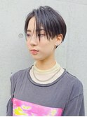 【SHARON原宿】モードにきまるストレート刈り上げショート
