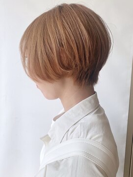 モリオフロムロンドン 原宿本店(morio from London) 【morio原宿】ハンサムショート　オレンジベージュ