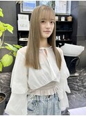 韓国風《ミルクティー》ハイトーン/ケアブリーチ/ダブルカラー