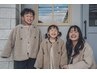 【親子クーポン】平日限定 リタッチカラー+カット+子供カット 9900円