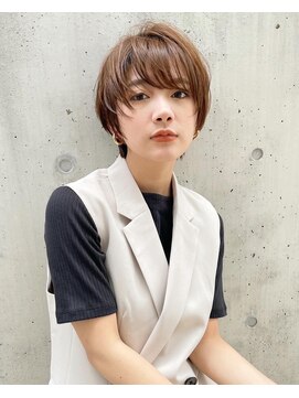 ロンドロゼ 池袋(Lond rose) イメチェン外ハネボブ美髪×ブリーチなしレイヤー韓国[池袋]