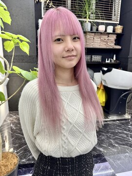 チュダック(ChuDuck) 韓国風《ペールピンク》ハイトーン/ケアブリーチ/ダブルカラー