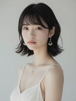 ルプル バイ フェイス 磯子(L'pul by face)&nbsp;切りっぱなし外ハネレイヤーボブ【スタイリスト桂口】