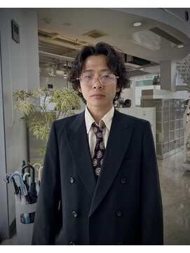 ブランコジーサウス(BLANCO G South) グランジパーマ/スパイラルパーマ/センターパート