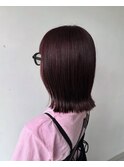 切りっぱなしボブ