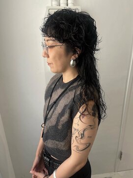 ミュー(Mu) マレットヘアー パーマ