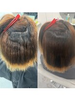 テープ(TAPE)&nbsp;縮毛矯正で気になる癖を改善いたします