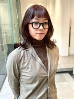 ガリカ 大名(Gallica)&nbsp;<ゲスト>外ハネレイヤーボブにワイドバングで程よいモード感