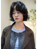 ゾーイ ダイミョウ 天神大名(ZOEY daimyo)&nbsp;福岡天神大名くせ毛風ボブパーマレイヤーボブパーマ