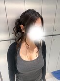【新宿駅/新宿三丁目/ヘアセット/シニヨンヘア/韓国ヘア】