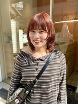 メルト 西梅田店(melt) 夏にぴったりオレンジカラー♪レイヤーボブ