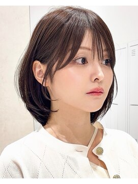 ヨリ ルトロワ 札幌大通(yori Le_trois) 前髪イメチェンピンクベージュクールショートレイヤーカット