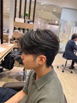 アッシュ 国立店(Ash)&nbsp;センターパート×フェザーパーマ　国立