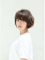 メイクス 表参道(MAKE'S omotesando)&nbsp;MAKE'S流☆　外国人風くせ毛ニュアンスボブ！！黒髪ショートボブ