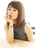 ふんわりボリュームミディー 毛先のふんわり感がカワイイ！