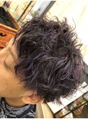 横浜★スパイラルハイライトパープルカラー♪