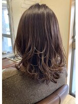 ベルベットヘア 千早店(Velvet hair)&nbsp;透ける透明感カラー♪モカグレージュ 【福岡 聖容】