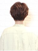 ナチュラルショート/ブラウン/抜け感/20代30代40代50代