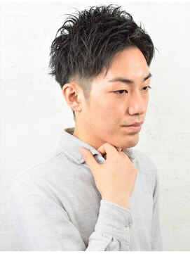 クオンヒール(QUON HEAL) スパイキーショートソフトツイストアップバングピンパーマｎ